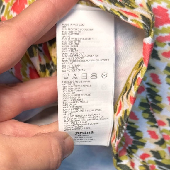 Prana Womens Cali Racerback Sleeveless Athletic Built in Bra Dress Size M - Picture 11 of 13